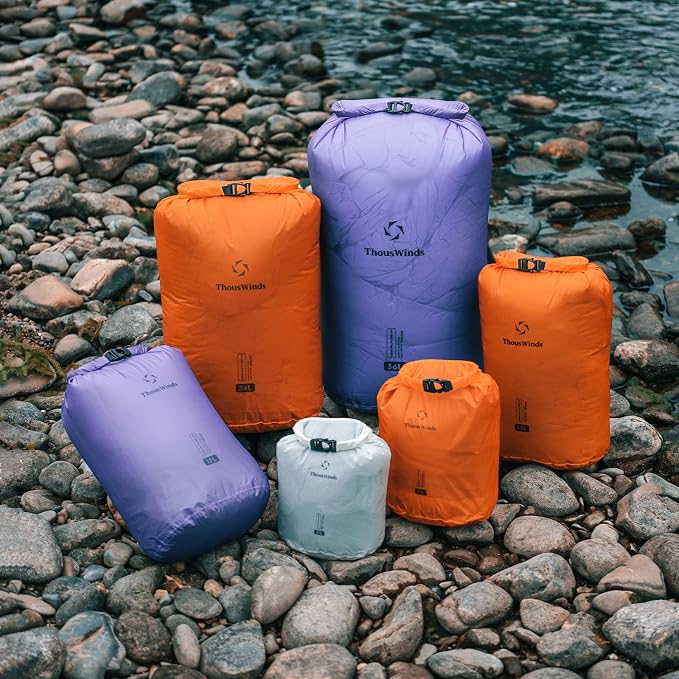 Thous Winds Heavy Duty Waterproof Dry Bag, 24L/36L Large Capacity Roll Top Dry - Image 8