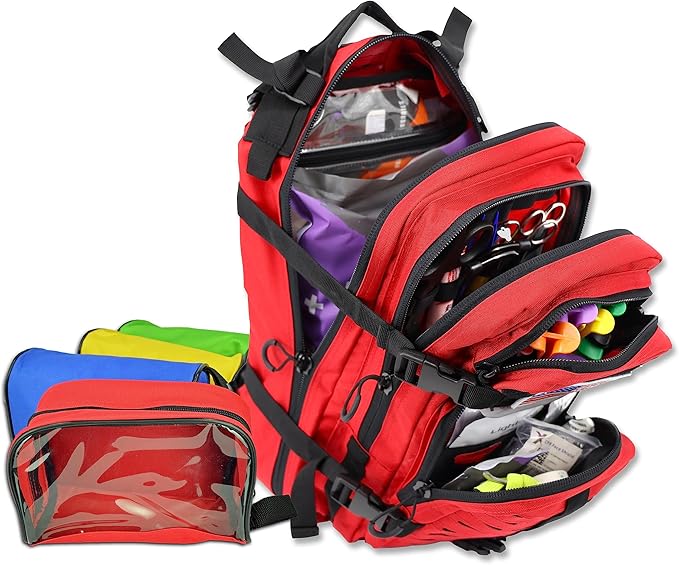 Lightning X Stocked EMS/EMT Trauma & Bleeding First Aid Responder Medical by LightningXProducts