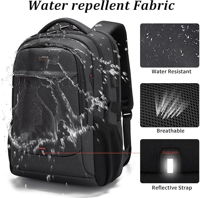 DUSLANG 17 Inch Laptop Backpack - Image 2