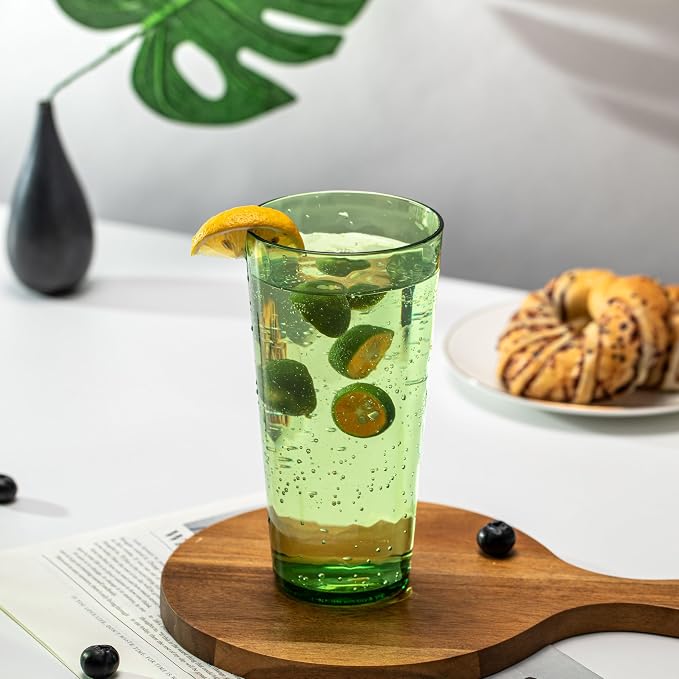 KOXIN-KARLU Mixed Drinkware 26-ounce Plastic Tumbler Acrylic Water Glasses - Image 4