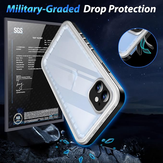 SPORTLINK Waterproof Case for iPhone 11, Full Body Heavy Duty Protection Full - Image 4