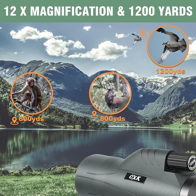 12x56 High Power Monocular Telescope - Image 5