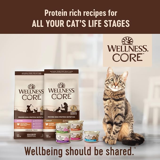 Wellness CORE Kitten Dry Cat Food, Grain Free Kibble, Turkey Meal and Chicken - Image 8