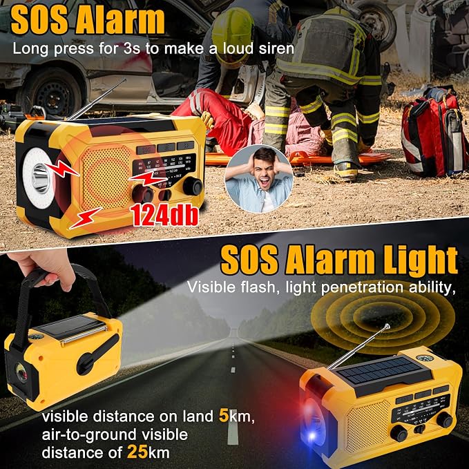Emergency Hand Crank Radio - Image 6