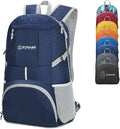 ZOMAKE Lightweight Packable Backpack 35L, Light Foldable Backpacks Water by ZOMAKE