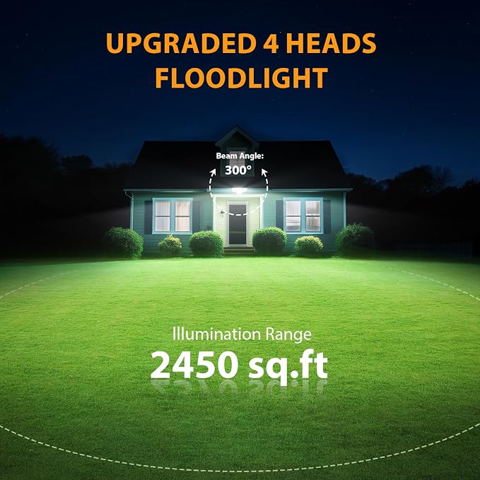 Abovizo 90W Dusk to Dawn Outdoor Light, 000LM 6500K LED Flood Lights Outdoor - Image 7