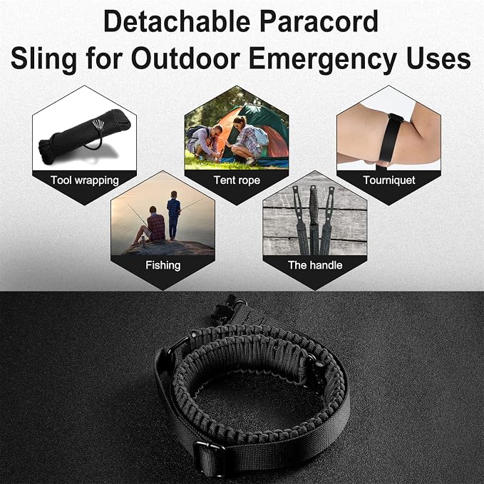 VVAAGG Two-Point Paracord Rifle Sling - Image 7