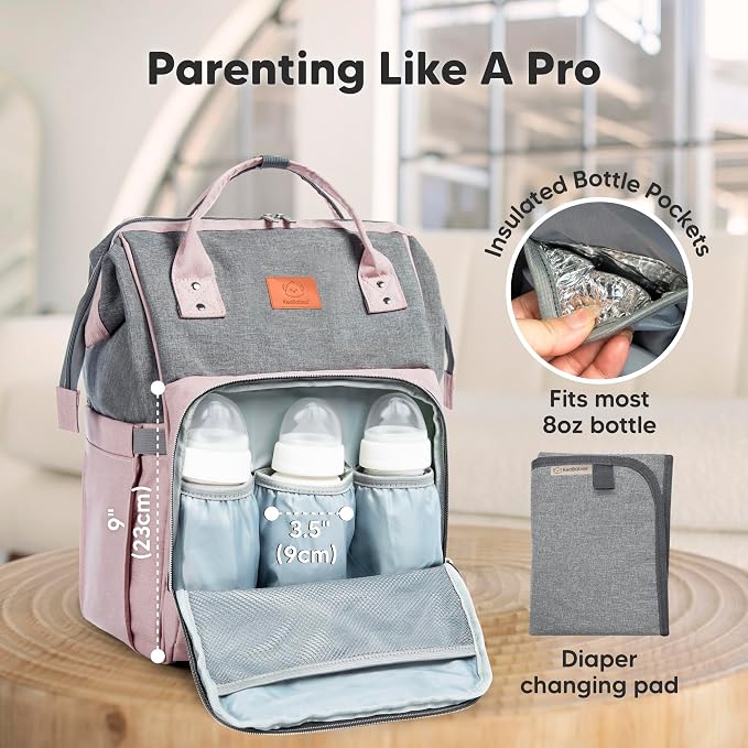 KeaBabies Baby Diaper Bag Backpack - Image 4