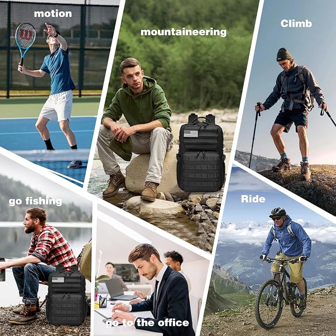 Wotony Military Tactical Backpack - Image 9
