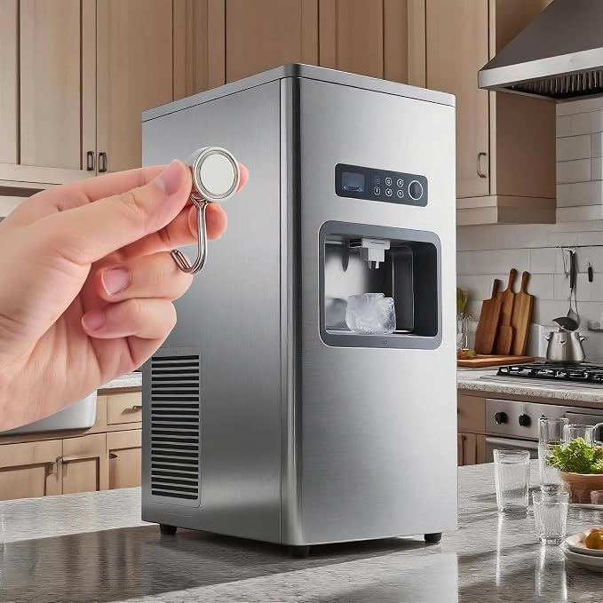 Ice Maker Scoop with Magnetic Hook Holder, Kitchen Ice Scoop - Image 7