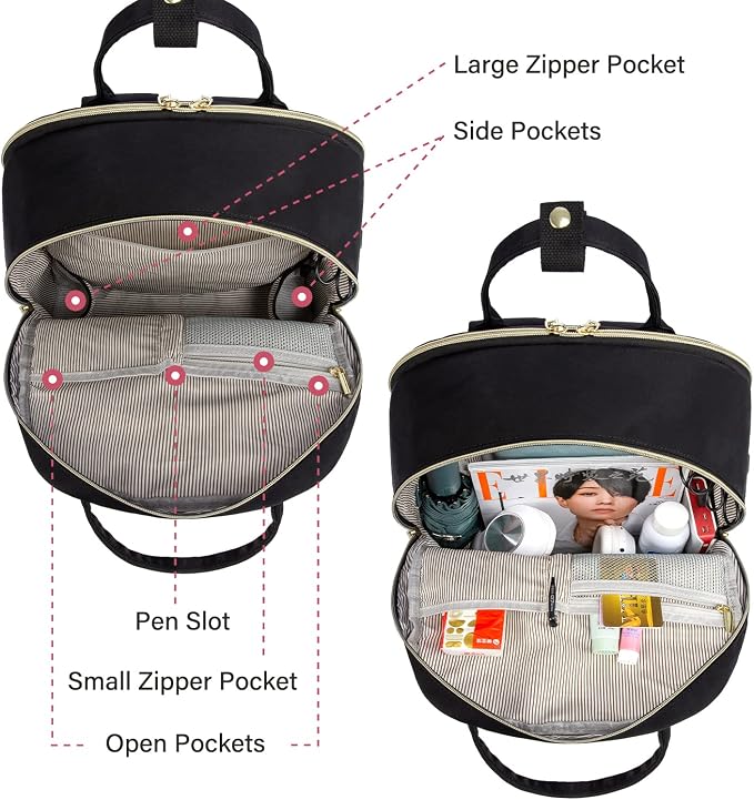 LOVEVOOK Laptop Backpack for Women, 17.3 Inch Laptop Bag - Image 3