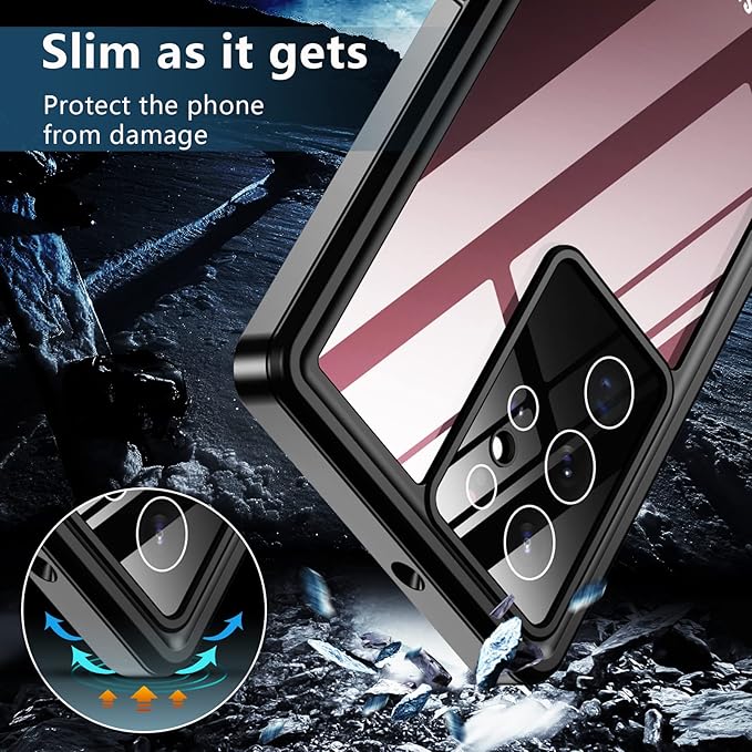 SPIDERCASE Designed for Samsung Galaxy S22 Ultra Case, Waterproof Built-in - Image 6