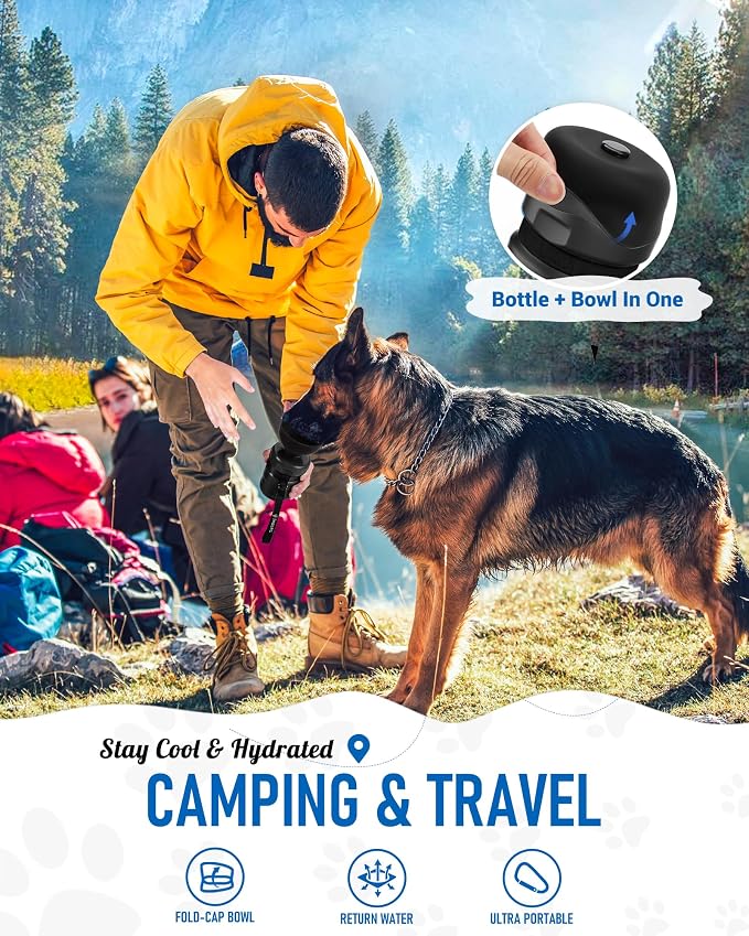 lesotc Dog Water Bottle, Portable Water Dispenser - Image 5
