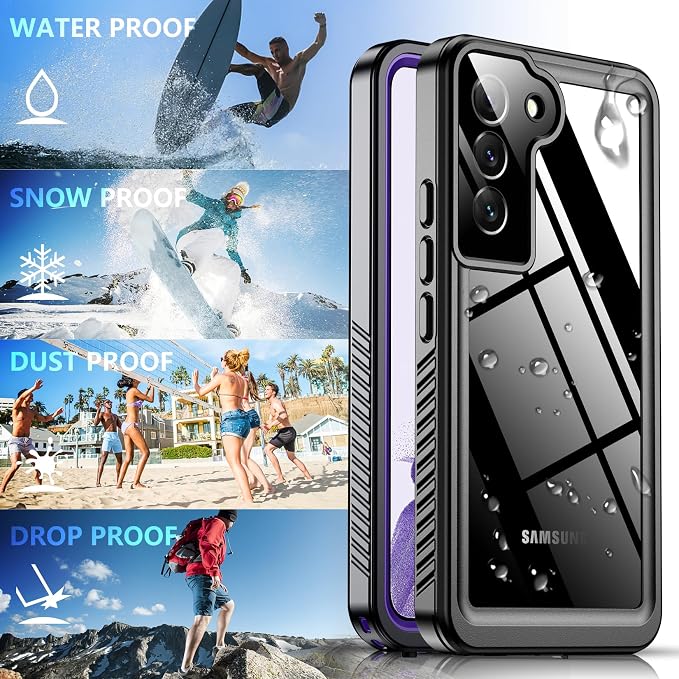 SPIDERCASE for Samsung Galaxy S22 Waterproof Case, IP68 Water Resistance Full - Image 6