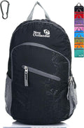 Outlander Packable Handy Lightweight Travel Hiking Backpack Daypack-Black-L by Outlander