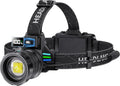 Super Bright Headlamp Rechargeable 99000 High Lumens LED Head Lamp Battery by WWOAA