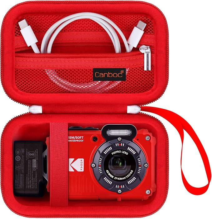 Canboc Carrying Case for Kodak PIXPRO WPZ2 Rugged Waterproof Digital Camera by Canboc