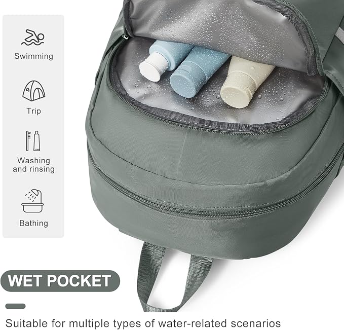 coofay Gym Backpack For Women Waterproof Backpack - Image 4