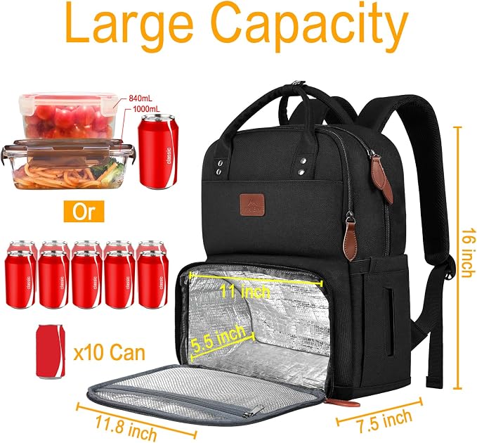 MATEIN Work Backpack for Women, Insulated Cooler Backpacks - Image 3