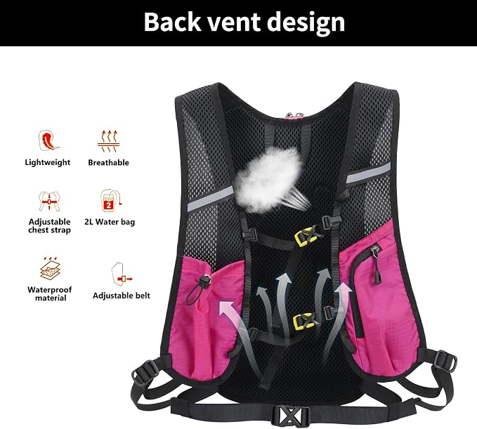 DOJUNS Hiking Backpack Lightweight Travel Backpack 20L Waterproof Hiking - Image 2