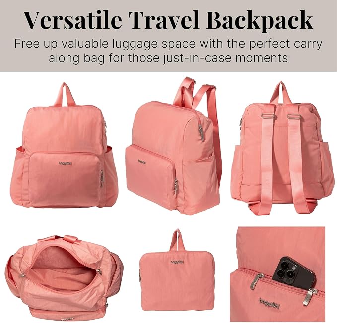 Carryall Packable Lightweight Travel Backpack 14x11" Folding Compact Nylon - Image 5