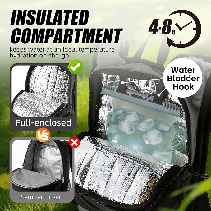 Hydration Pack Backpack, Insulated Hiking Water Backpack - Image 3