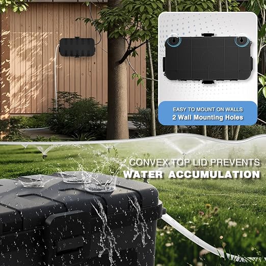 Flemoon Medium Outdoor Electrical Box, ETL Certified IP54 Waterproof Extension - Image 8