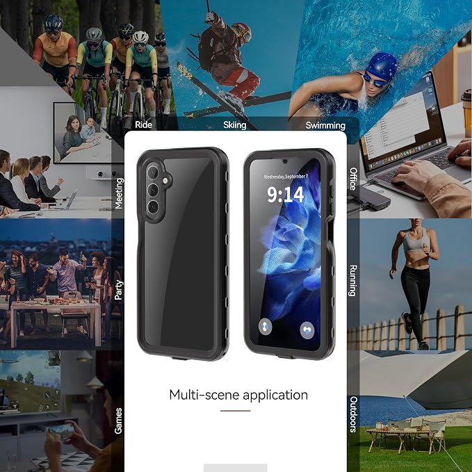 Hllhunkhe for Samsung Galaxy A16 5G Case Waterproof, Rugged Full Body - Image 7