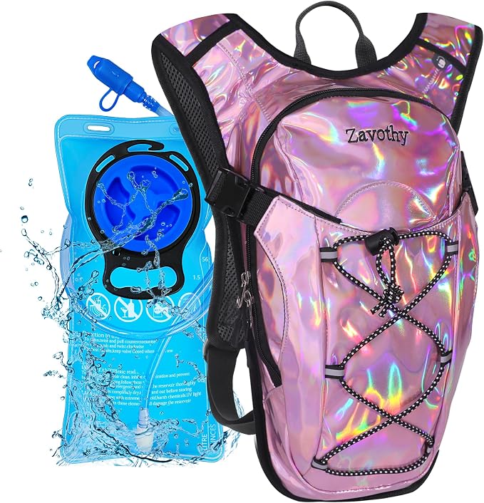 Reflective Hydration Backpack, Hydration Pack by Zavothy
