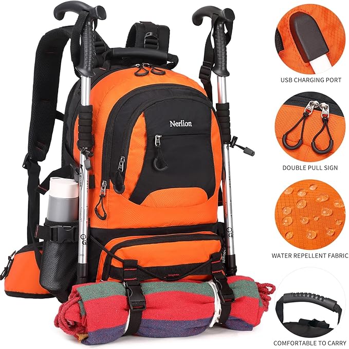 Nerlion 40L Hiking Backpack Travel Backpack - Image 2