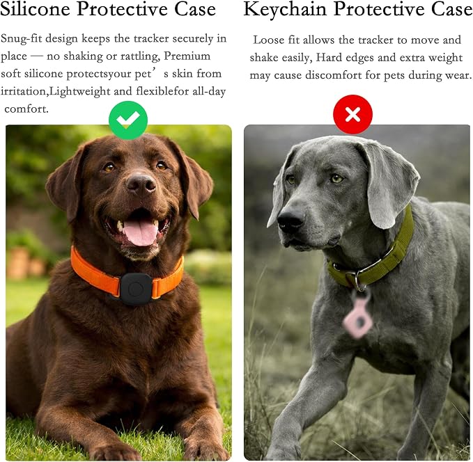 Waterproof Dog Collar Holder for Tile Life360 Mate 2022 Tracker, Anti Lost Soft - Image 6
