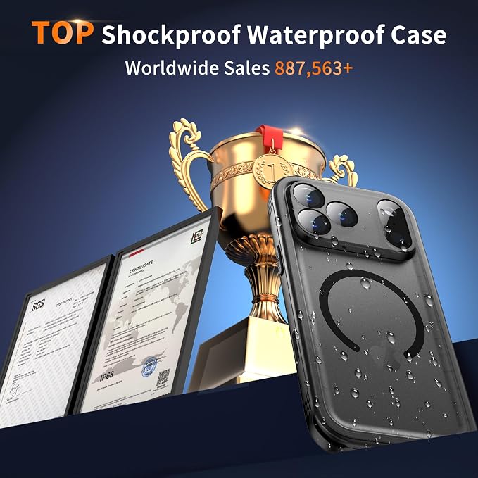 Cozycase for iPhone 17 Pro Waterproof Shockproof Dust Proof Case - Image 11