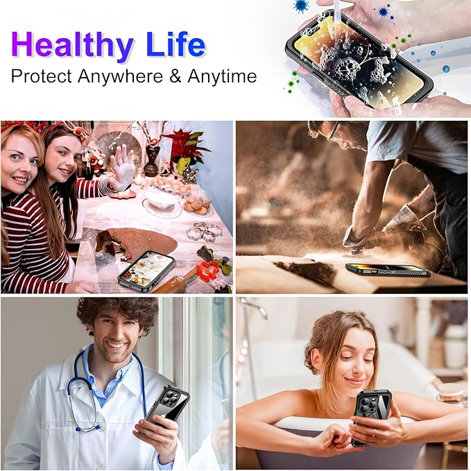 2024 New for iPhone 14 Pro Case Waterproof, Phone Case for iPhone 14 Pro 6.1" - Image 7