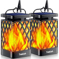 TomCare Solar Lights Outdoor Flickering Flame Solar Lantern Outdoor Hanging by TomCare