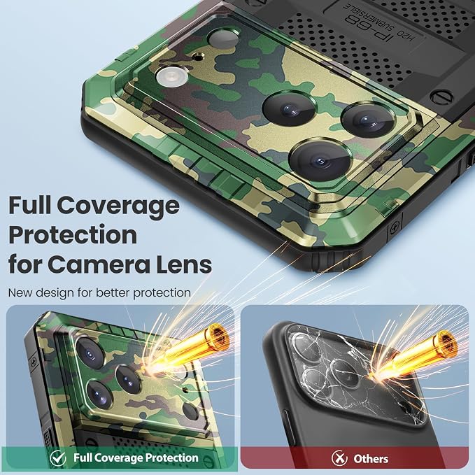 Mitywah Waterproof Case for iPhone 17 Pro, Rugged Metal Case - Image 6