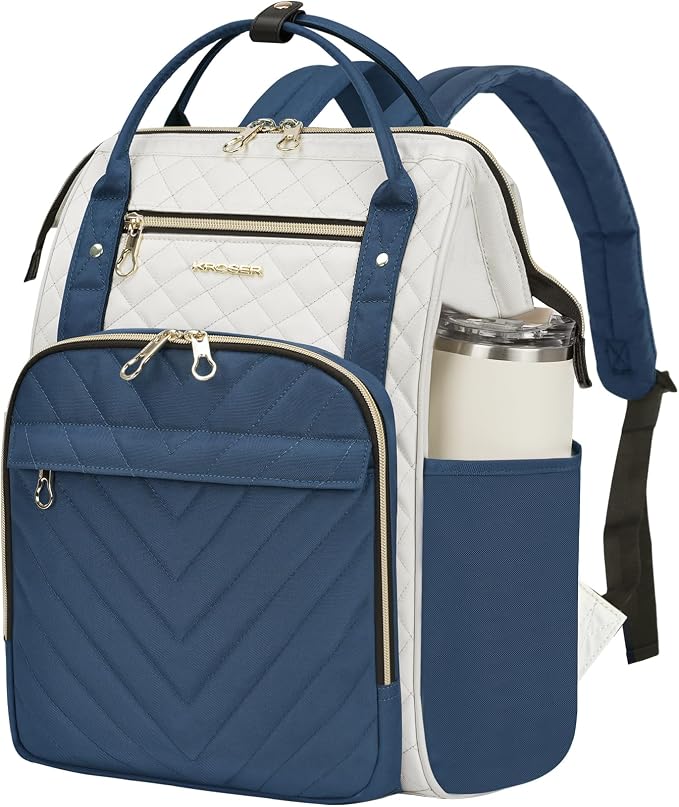 KROSER Laptop Backpack 17" Stylish Backpack Water Repellent College Casual by KROSER