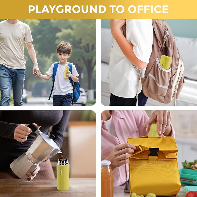 【Upgraded】Exllena Small Insulated Water Bottle 8 oz/250ml– Mini Insulated Water - Image 6