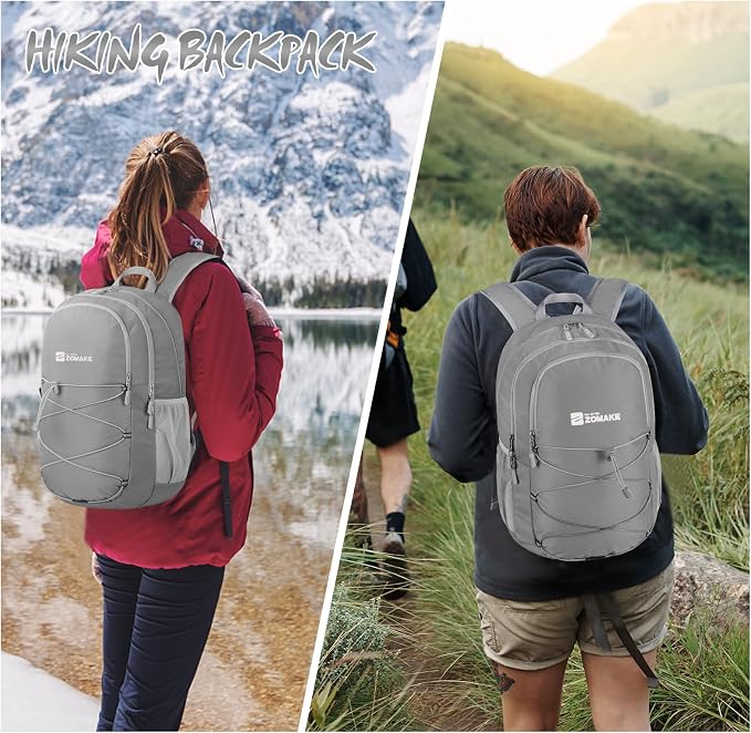ZOMAKE Lightweight Packable Backpack 28L, Foldable Backpacks Water Resistant - Image 7