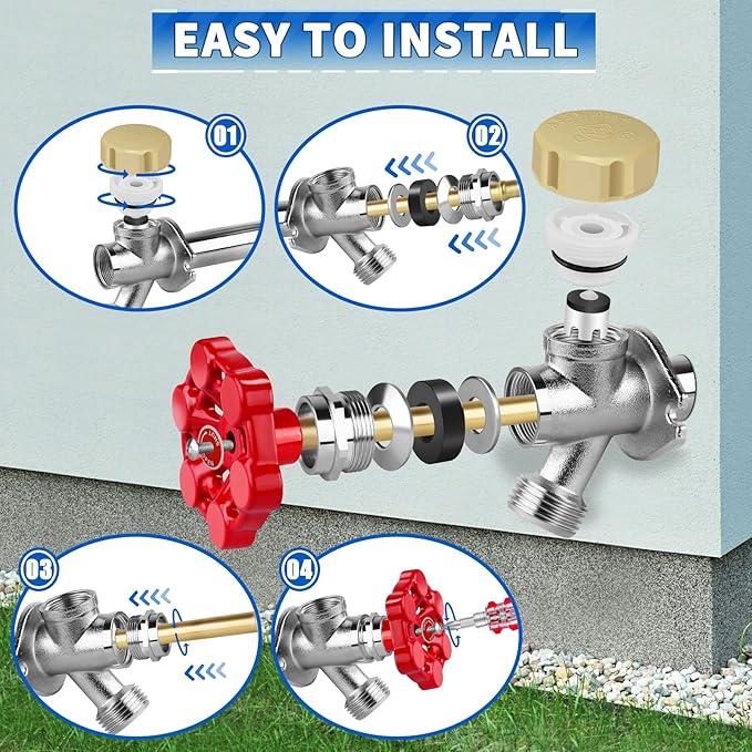 Outdoor Faucet Repair Kit, ASSE 1019-A Vacuum Breaker Outside Faucet Repair Kit - Image 5