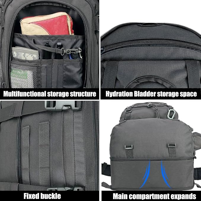 Miramrax Tactical Backpack Military Army Daypack - Image 8