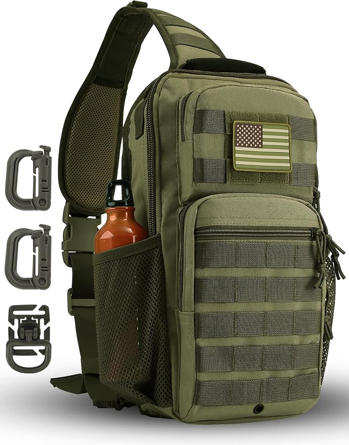 Rover Sling Pack Tactical Shoulder Sling Bag Backpack by HannibalTactical