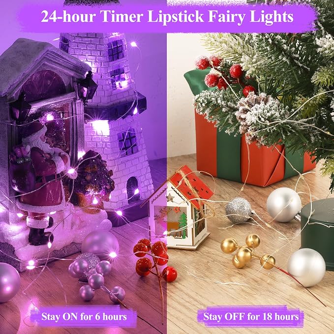 Lakumu Rechargeable Fairy Lights Battery Operated, String Lights - Image 4