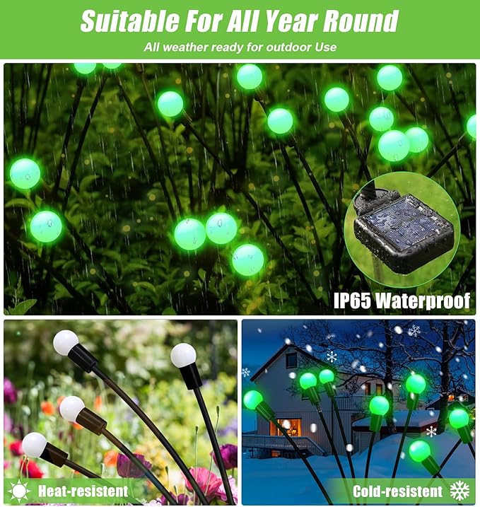 ZFNN Solar Firefly Light, Christmas Lights - Image 2