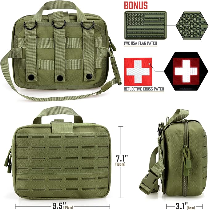 LIVANS Tactical Molle Medical Pouch - Image 2