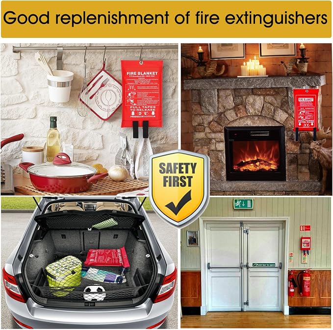 Fire Blanket for Kitchen Home Emergency - Image 7