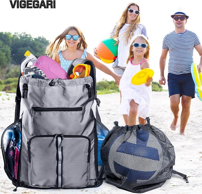 Large Beach Backpack Waterproof Sandproof - Image 7