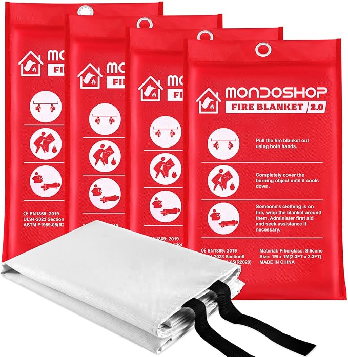 Mondoshop Silicone Fire Blanket by Mondoshop