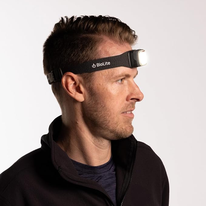 BioLite Range 500 Waterproof, Fast-Charging Rechargeable Headlamp, Midnight Grey - Image 2