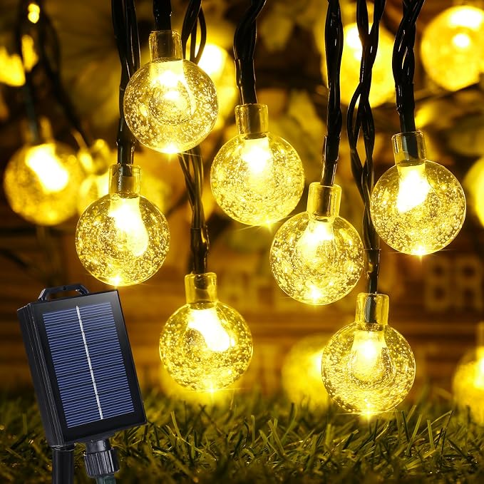 Joomer Solar Powered String Lights, 39FT 60 LED Outdoor Solar String Lights by Joomer