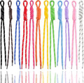 Paracord Keychain Paracord Bag Charm 12pcs Braided Nylon Rope Keychain Cord by Cmidy